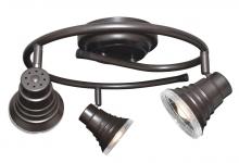  MDRF1213L30RB - Madrid 3 Light Round LED Fixed Rail