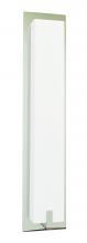  SNS041814LAJUDSN - Sinclair 18'' LED Sconce - Satin Nickel Finish - White Acrylic Shade