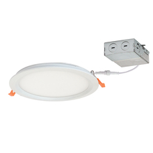  NFLIN-R81535WWLE3 - 8" FLIN Round Recessed LED, 1900lm, 3500K, 20W, 120V Triac/ELV Dimming, White