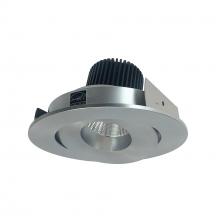  NIO-4RG50XNN - 4" Iolite LED Round Adjustable Gimbal, 800lm / 14W, 5000K, Natural Metal Finish