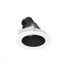  NIO-4RSLA27QBMPW - 4" Iolite LED Round Adjustable Slot, 10-Degree Optic, 850lm / 12W, 2700K, Black Reflector /