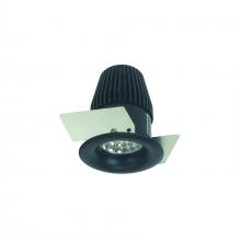  NIOB-1RNB27XBB - 1" Iolite LED BWF Round Bullnose, 600lm, 2700K, Black Reflector / Black Flange