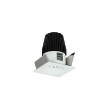 Nora NIOB-1SNB30XMPW - 1" Iolite LED BWF Square Bullnose, 600lm, 3000K, Matte Powder White Reflector / Matte Powder