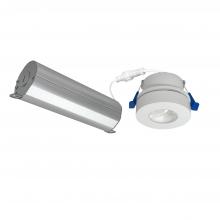  NMW-227MPW - 2" M-Wave Can-less Adjustable LED Downlight, 2700K, Matte Powder White finish