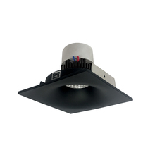  NPR-4SNB27XBB - 4" Pearl LED Square Bullnose Retrofit, 1000lm / 12W, 2700K, Black Finish