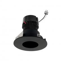  NPRLV-4RPH27XBB - 4" Pearl Low Voltage LED Round Pinhole Retrofit, 950lm / 11W, 2700K, Black Pinhole / Black