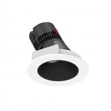  NPRLV-4RSLA27XBMPW - 4" Pearl Low Voltage LED Round Adjustable Slot Retrofit, 1050lm / 11W, 2700K, Black Reflector /