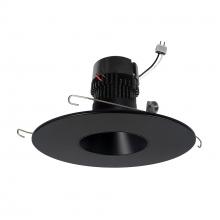  NPRLV-56RNDC27XBB - 5"/6" Pearl Low Voltage LED Round Retrofit Reflector, 1150lm / 11W, 2700K, Black Reflector /