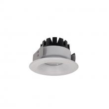  NRM3-42L130FWW - 4" Marquise III Round Baffle, 900lm, 3000K, Flood Optic, White Baffle/White Flange