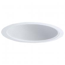  NTM-31 - 6" BR/PAR30 Stepped Baffle w/ Plastic Ring, White