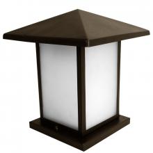  PML-S-MCT-ORB - SMALL PIER-MOUNT 6in BASE 9in HEIGHT, 12W 30/40/50K OIL-RUBBED BRONZE