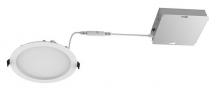  RSL6-BF-MCT5 - 120V 6in BAFFLE ROUND SLIM PANEL LIGHT, 900LM 27/30/35/40/50K, 90 CRI, DIM, UL ES JA8