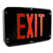  XTN4X-1RBEM - NEMA 4X RATED LED EXIT SIGN, SINGLE FACE, RED BLACK EM INCL.