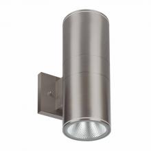  WMC-UDL-MCT-BN-DT - CYLINDER UP-DOWN LIGHT, 120V, 2X15W, CRI 80, MULTICOLOR TEMP, 2400 LUMENS