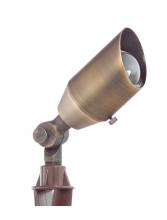  LFLD-5W-30K-BZ - SOLID BRASS LANDSCAPE UPLIGHT 5W, 12V AC/DC, IP65, 300LM, 3000K, 90°~10° ADJ, ANTIQUE BRONZE