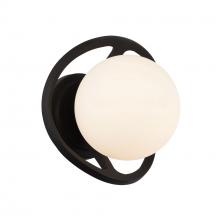  374W01CBFG - Black Betty 1-Lt Sconce - Carbon/French Gold