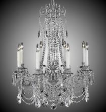  CH2053-A-01G-PI - 8 Light Finisterra with draping Chandelier