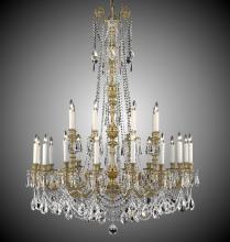  CH2059-A-01G-PI - 8+16 Light Finisterra with draping Chandelier