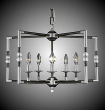  CH3603-32G-36G-ST - 5 Light Magro Cage Chandelier