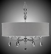  CH5486-O-32G-36G-ST-GL - 28 inch Kensington Empire Drum Shade Chandelier