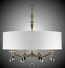  CH5487-O-32G-36G-ST-GL - 32 inch Kensington Empire Drum Shade Chandelier