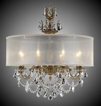  CH6542-A-01G-PI-GL - 8 Light Llydia Chandelier