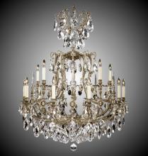  CH7028-A-01G-PI - 10+5 Light Parisian Chandelier