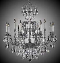  CH7425-A-01G-PI - 8+4 Light Parisian Chandelier