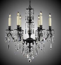  CH7814-U-01G-PI - 6 Light Parisian Spire Chandelier