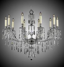  CH7816-U-01G-PI - 10 Light Parisian Spire Chandelier