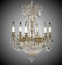  CH8141-P-01G-PI - 6+ 3 Light Valencia Chandelier