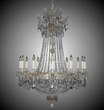  CH8144-P-01G-PI - 12+ 12 Light Valencia Chandelier