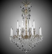  CH9288-A-01G-PI - 8+8 Light Crystella Chandelier