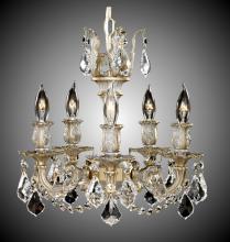  CH9502-A-01G - 5 Light Rosetta Chandelier