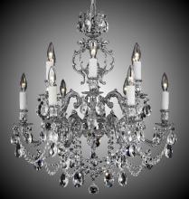  CH9552-A-01G-PI - 6+6 Light Rosetta Chandelier