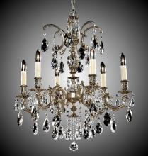  CH9713-A-01G-PI - 6 Light Marlena Chandelier