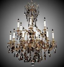  CH9824-A-01G-PI - 12+6 Light Bellagio Chandelier