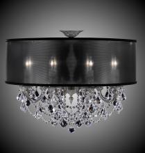  FM6541-A-01G-PI-GL - 8 Light Llydia Semi Flush