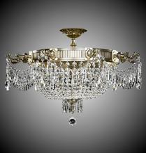  FM8013-P-01G - 9 Light Valencia Flush Mount