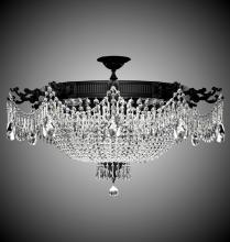  FM8014-P-01G - 12 Light Valencia Flush Mount