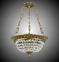  PD8212-P-01G - 12"W 3 Light Corinthian Pendant