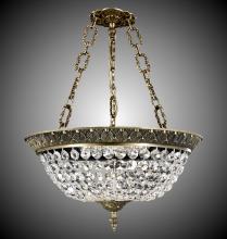  PD8219-P-01G - 19"W 6 Light Corinthian Pendant