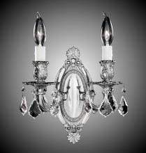  WS9412-A-01G-PI - 2 Light Oblong Wall Sconce