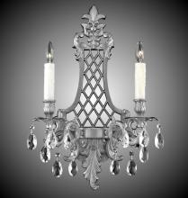  WS9454-A-01G-PI - 2 Light Lattice Medium Wall Sconce