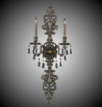  WS9488-A-01G-PI - 2 Light Filigree Extended Top and Tail Wall Sconce