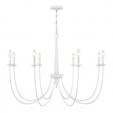  1-1202-8-83 - Stonecrest 8-Light Chandelier in Bisque White