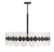  1-3722-10-89 - Boca 10-Light Chandelier in Matte Black