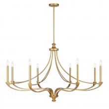  1-6415-8-322 - Preserve 8-Light Chandelier in Warm Brass