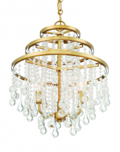  1-1865-3-322 - Luna 3-Light Mini Chandelier in Warm Brass