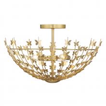  6-4198-3-171 - Birch 3-Light Ceiling Light in Burnished Brass